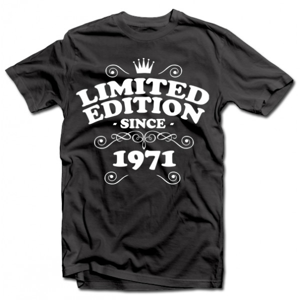 Tričko "Limited edition" s rokem dle Vašeho výběru