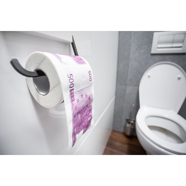 Toaletní papír "500 euro"