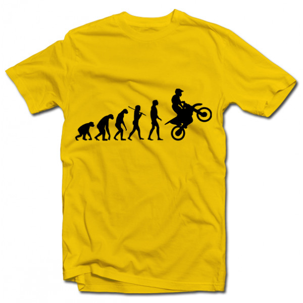 Tričko "Evoluce motorkáře"
