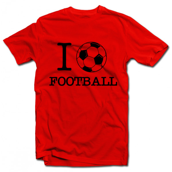 Tričko "I love football"