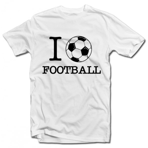 Tričko "I love football"