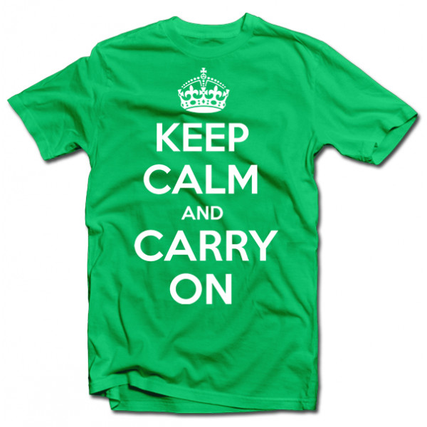 Tričko "KEEP CALM AND CARRY ON"