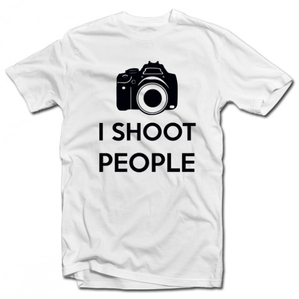 Tričko "I shoot people"