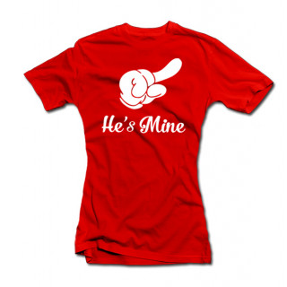 Dámské tričko "He's mine"