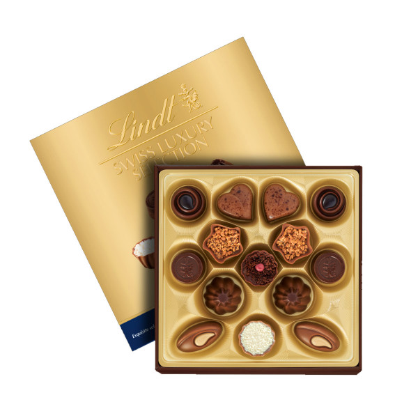 Sada bonbonů LINDT SWISS LUXURY SELECTION, 145g