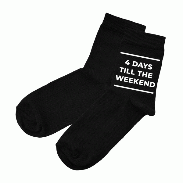 Sada ponožek "Days till weekend"