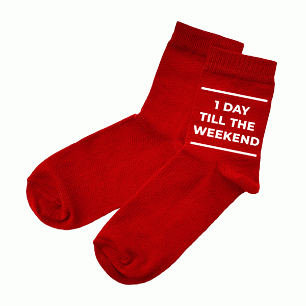 Sada ponožek "Days till weekend"