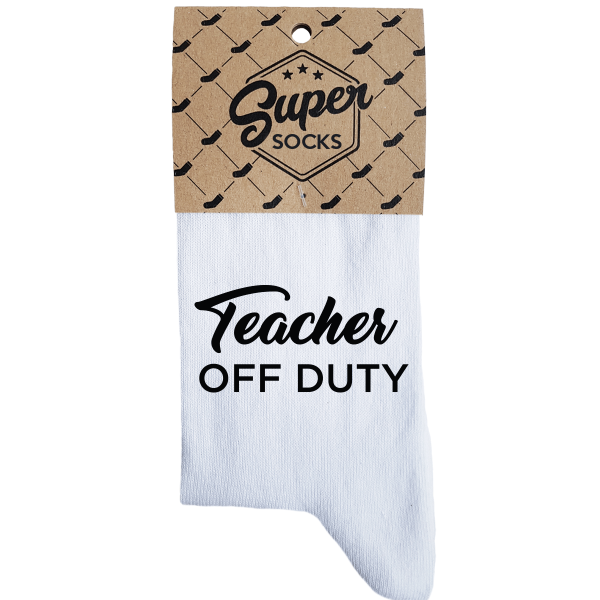 Dámské ponožky „Teacher off duty“