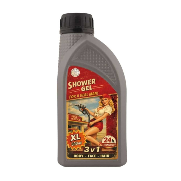 Pánská dárková sada "Garage Shower Set" – sprchový gel 500 ml a sprchový olej 250 ml