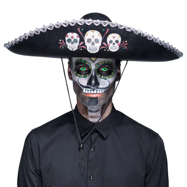 Mexický klobouk „Sombrero Calavera“