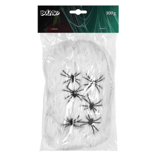 Halloweenská pavučina XL (bílá) (100g.) Halloweenská pavučina XL (bílá) (100g.)
