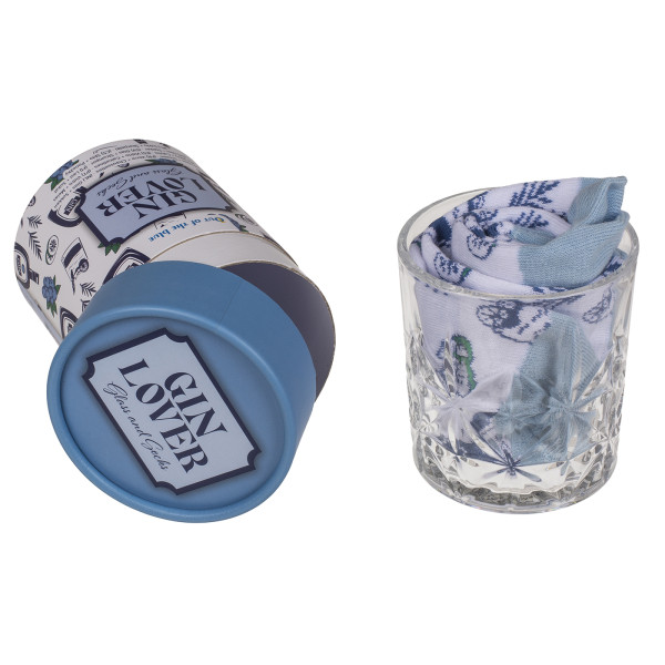 Dárková sada „Nápoje“ (sklenice + ponožky)