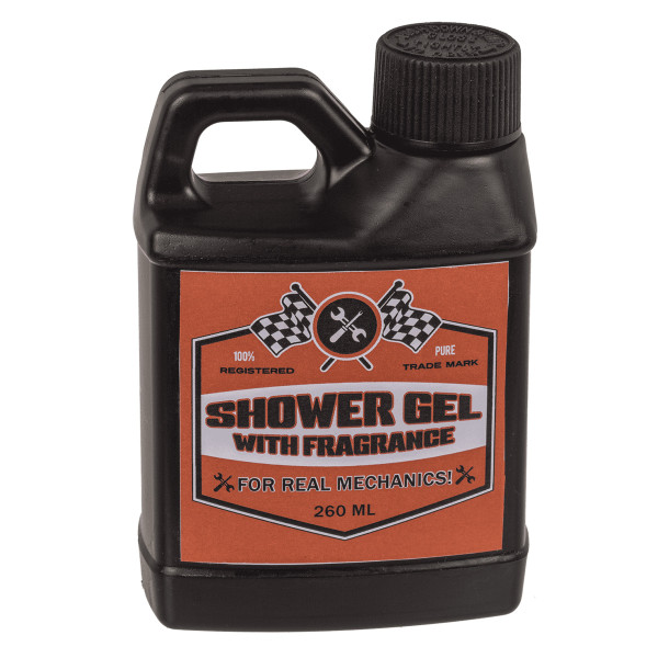 Univerzální sprchový gel pro muže „Motor Oil“ (260 ml) + přívěsek na klíče
