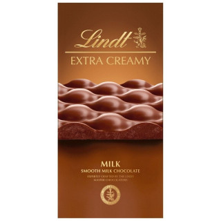 LINDT Extra krémová mléčná čokoláda, 80g