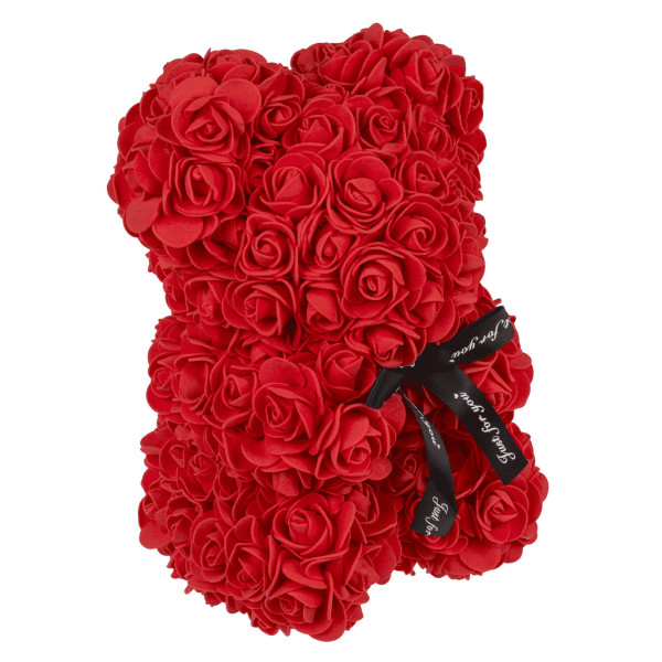 Růžový medvídek, červený (25 cm) Růžový medvídek, červený (25 cm)