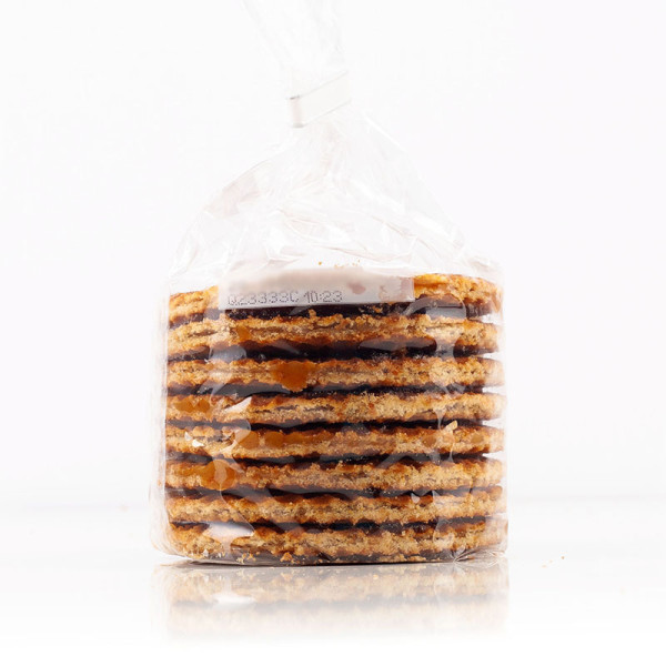 Holandské vafle s karamelovou náplní, 250g