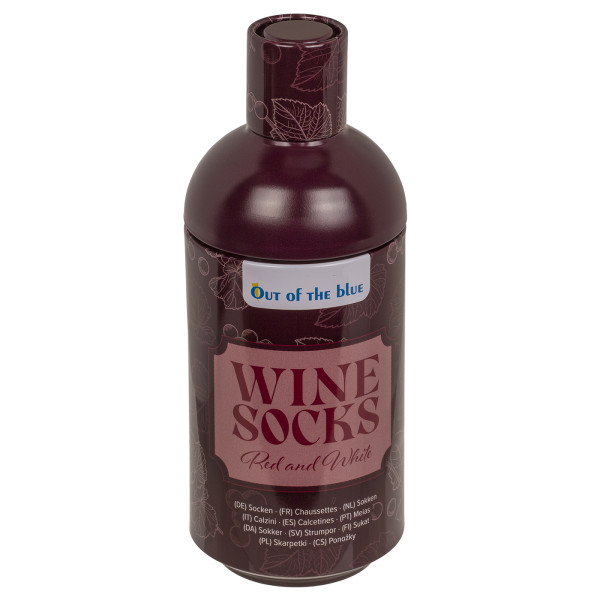 Ponožky s motivem červeného a bílého vína, 2 páry