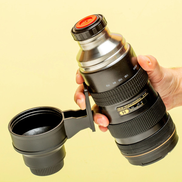 Termoska – design fotoobjektivu (500ml)