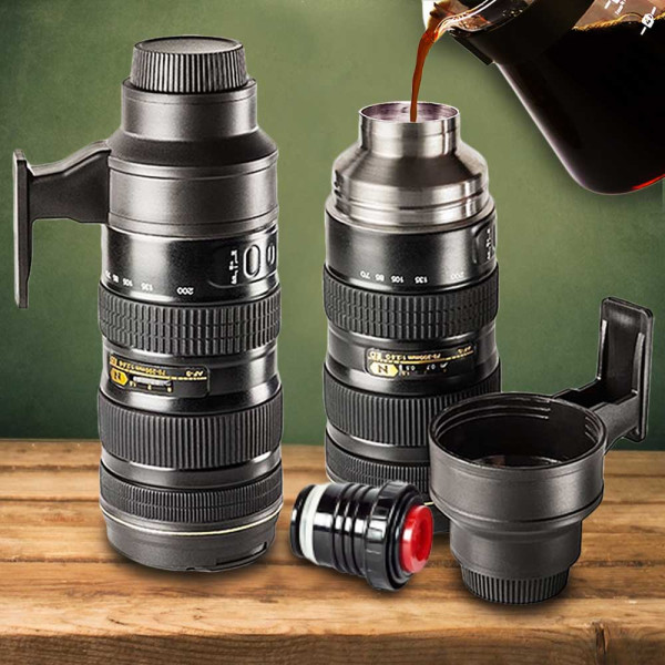 Termoska – design fotoobjektivu (500ml)