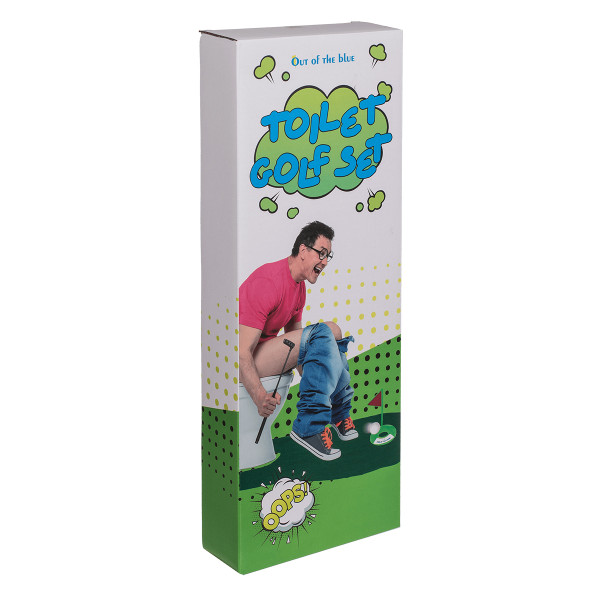 Rohožka na toaletu s motivem minigolfu