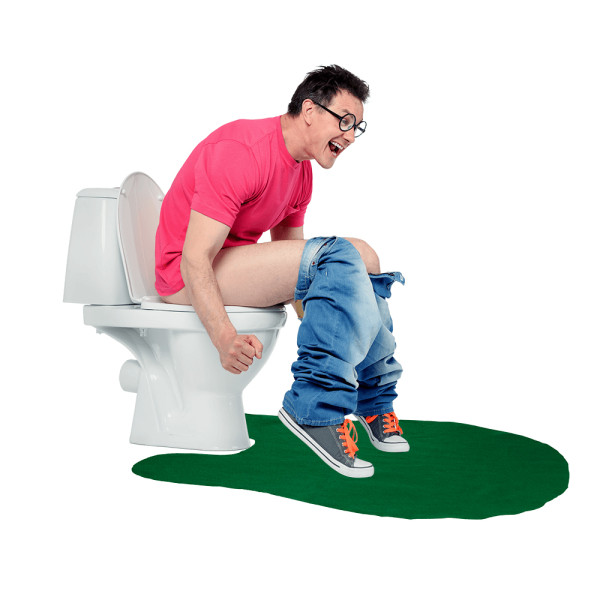 Rohožka na toaletu s motivem minigolfu