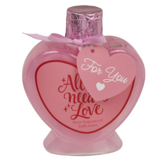 Koupelová pěna ''Love“ s vůní růží, 200 ml