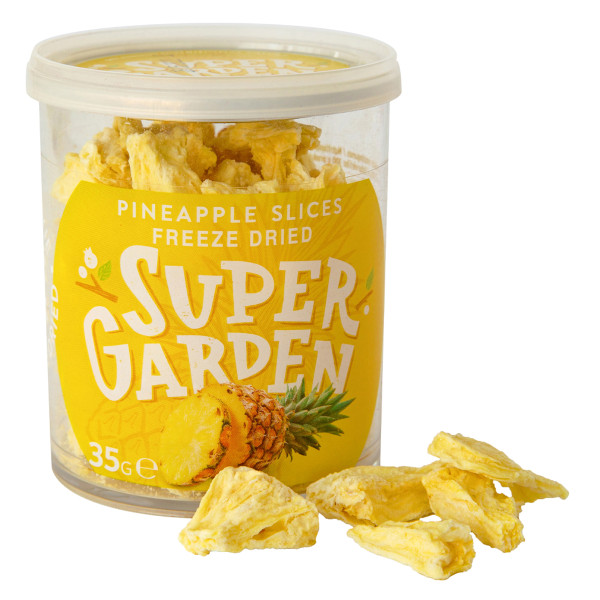 Mrazem sušený ananas SUPER GARDEN, 35g