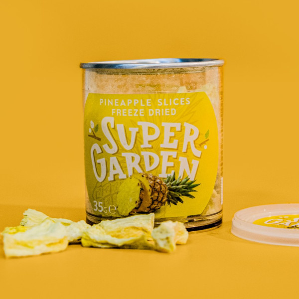 Mrazem sušený ananas SUPER GARDEN, 35g