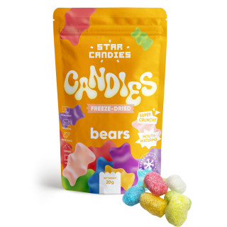 Mrazem sušené želé medvídky STAR CANDIES, 20g