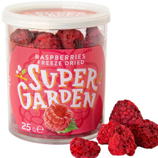 Mrazem sušené maliny SUPER GARDEN, 25g