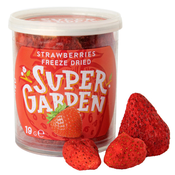 Mrazem sušené jahody SUPER GARDEN, 19g