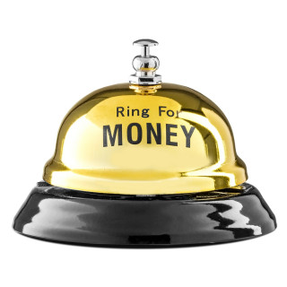 Hotelový zvonek "Ring for MONEY"