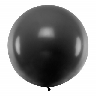 Kulatý černý balón XXL (1 metr)