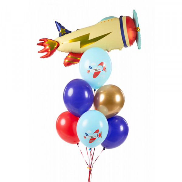 Balónky "Letadlo" (6 ks)