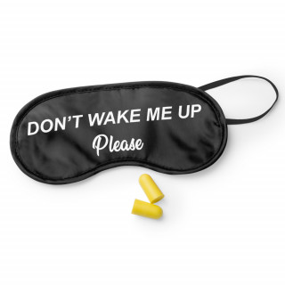 Maska na spaní "Don't wake me up, please"