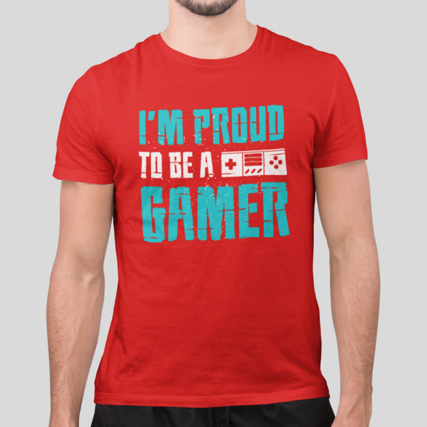 Tričko "I'm proud to be gamer"