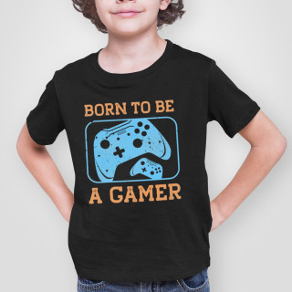Dětské tričko "Born to be a gamer"