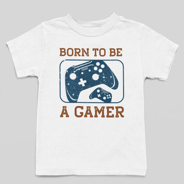 Dětské tričko "Born to be a gamer"