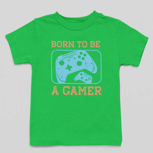 Dětské tričko "Born to be a gamer"