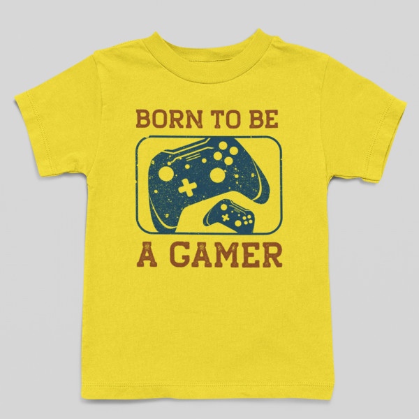 Dětské tričko "Born to be a gamer"