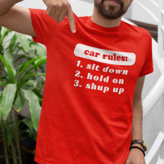 Tričko "Car rules"