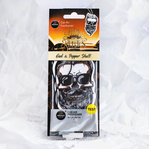 Závěsný osvěžovač vzduchu "Pepper skull"