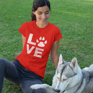 Dámské tričko "Animal love"