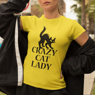 Dámské tričko "Crazy cat lady"