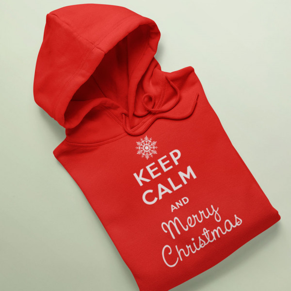 Mikina "Keep calm Merry Christmas"