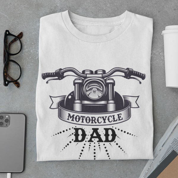 Tričko "Motorcycle dad"