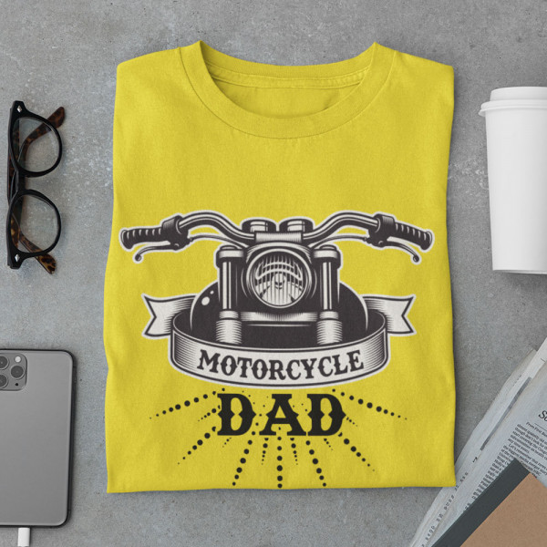 Tričko "Motorcycle dad"