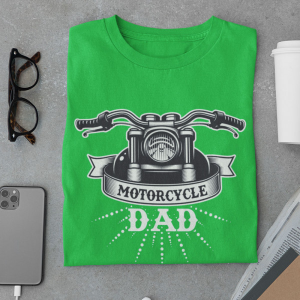 Tričko "Motorcycle dad"