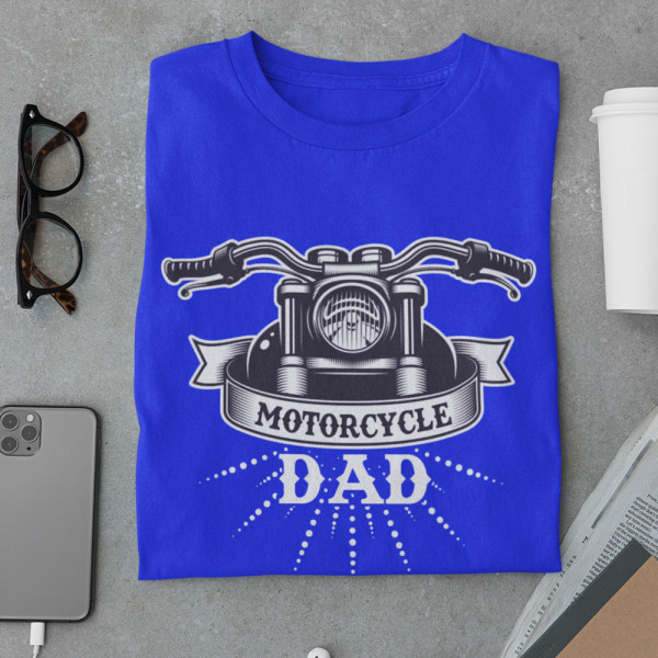 Tričko "Motorcycle dad"