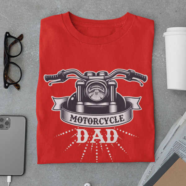 Tričko "Motorcycle dad"